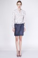 Skirt with overlap, SP113 navy