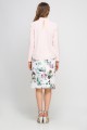 Pencil skirt with sash, SP115 flowers