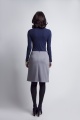 Gray pleated skirt,  SP107 gray