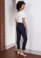 Trousers with high-waisted, SD115 navy