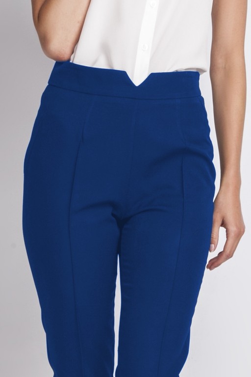 Trousers with high-waisted, SD112 indigo