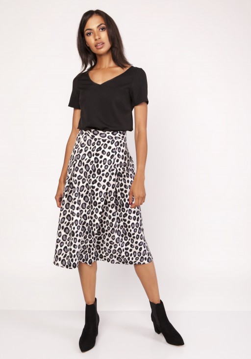Flared skirt, SP119 panther