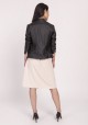 Jacket in soft eco-leather, KR103 black