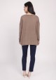 Knitted blouse, SWE121mocca
