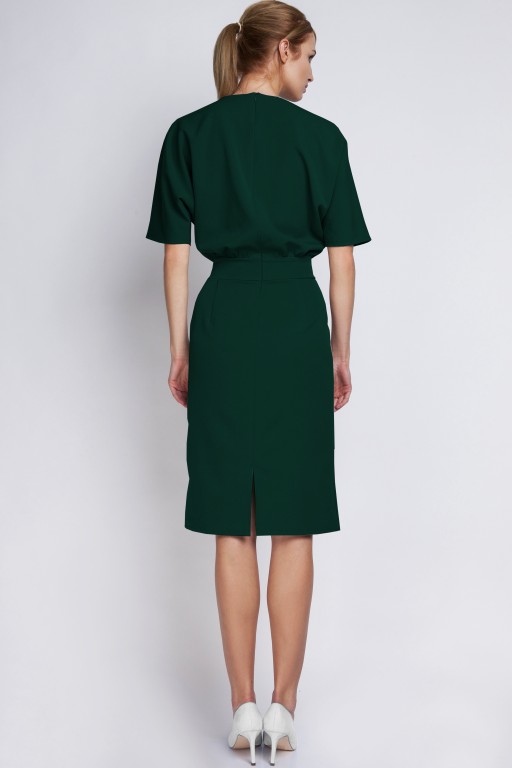 Dress fitted down, SUK123 green
