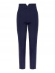 Trousers with high-waisted, SD112 navy