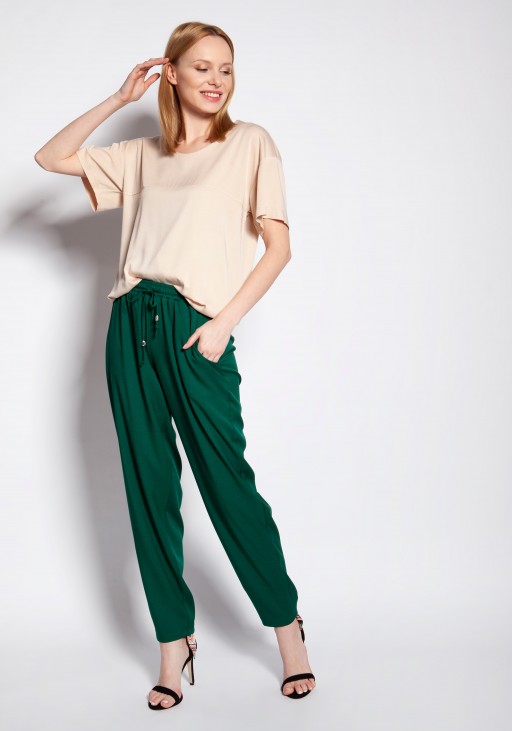 Luźne spodnie, SD121 zielony