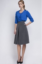 Midi skirt, SP110 graphite