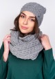 Stylish tube scarf - grey