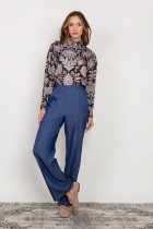 Wide trousers with a flat front, SD124 jeans