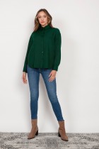 Shirt with a loose cut, K116 green